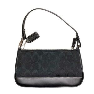 Coach signature c black mini bag vintage Demi rare